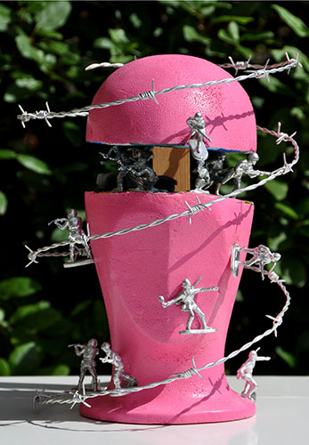 artwork entitled pink war