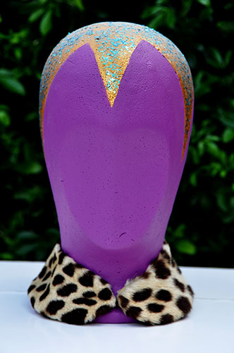 work entitled purple